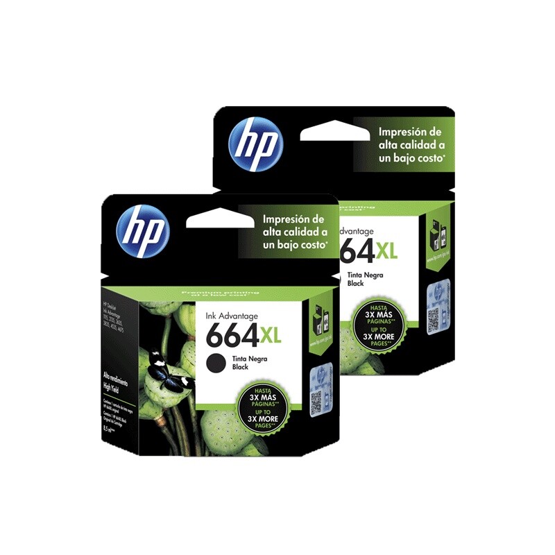 Cartucho HP 664 XL Deskjet F6V31AL Negro Cartucho HP 664 XL Deskjet F6V31AL Negro