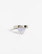 Anillos Chicos Special Price Anillo De Metal Con Charm Mariposa - Plateado Rodio