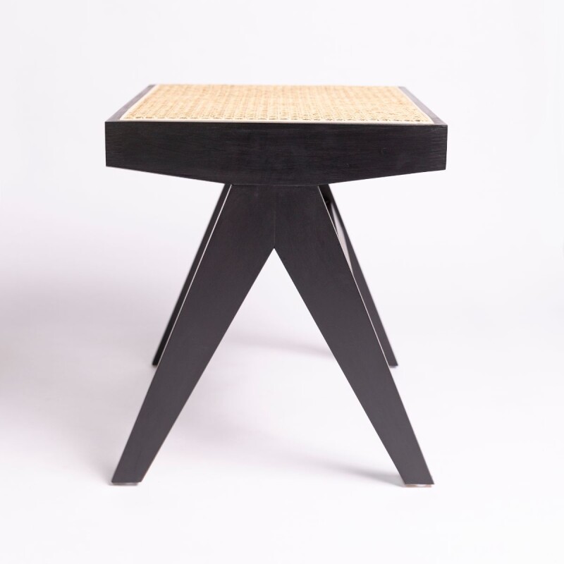 BANM.45 Banco De Madera 50x40x45 Cm Presley - Negro