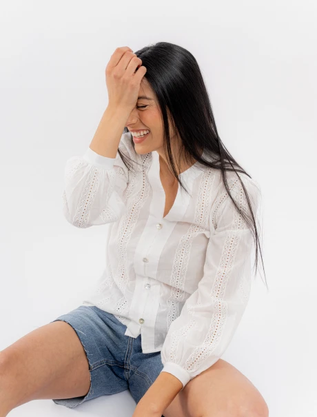 Blusa broderie Blusa broderie