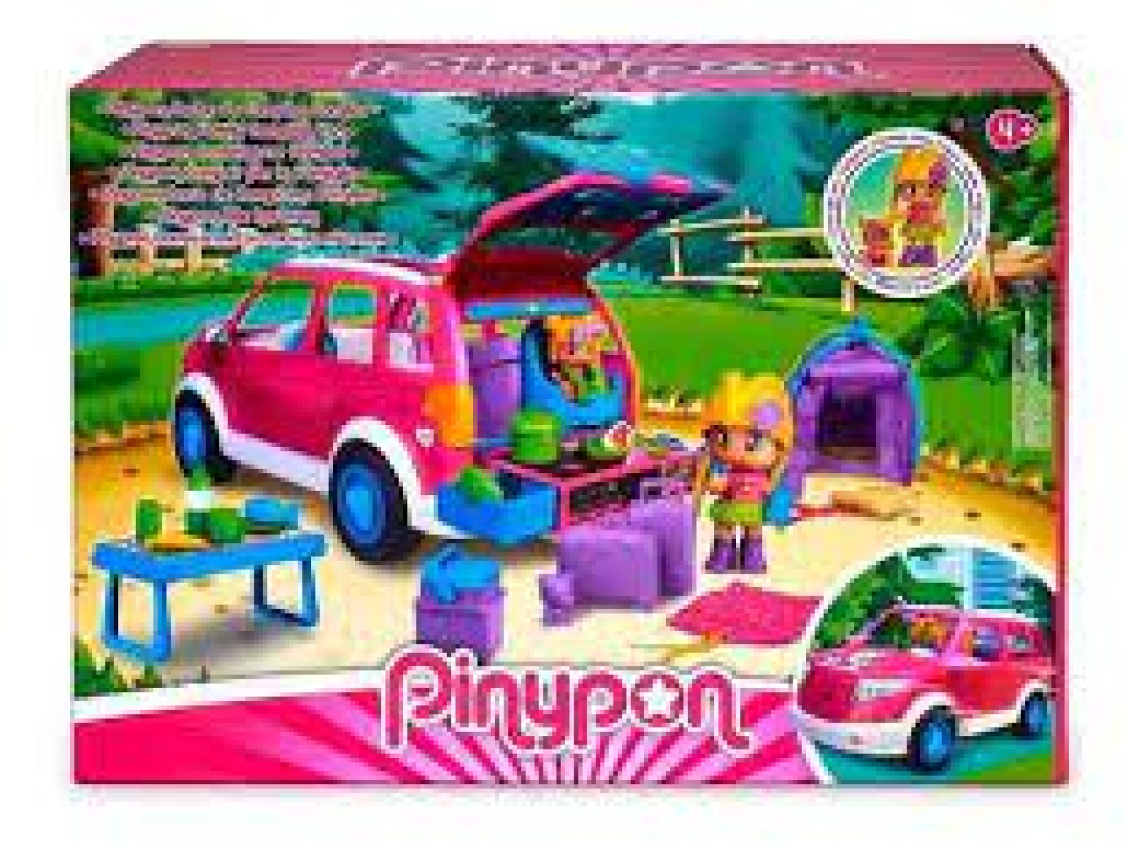 Pinypon Coche Camping Familiar de Verano 