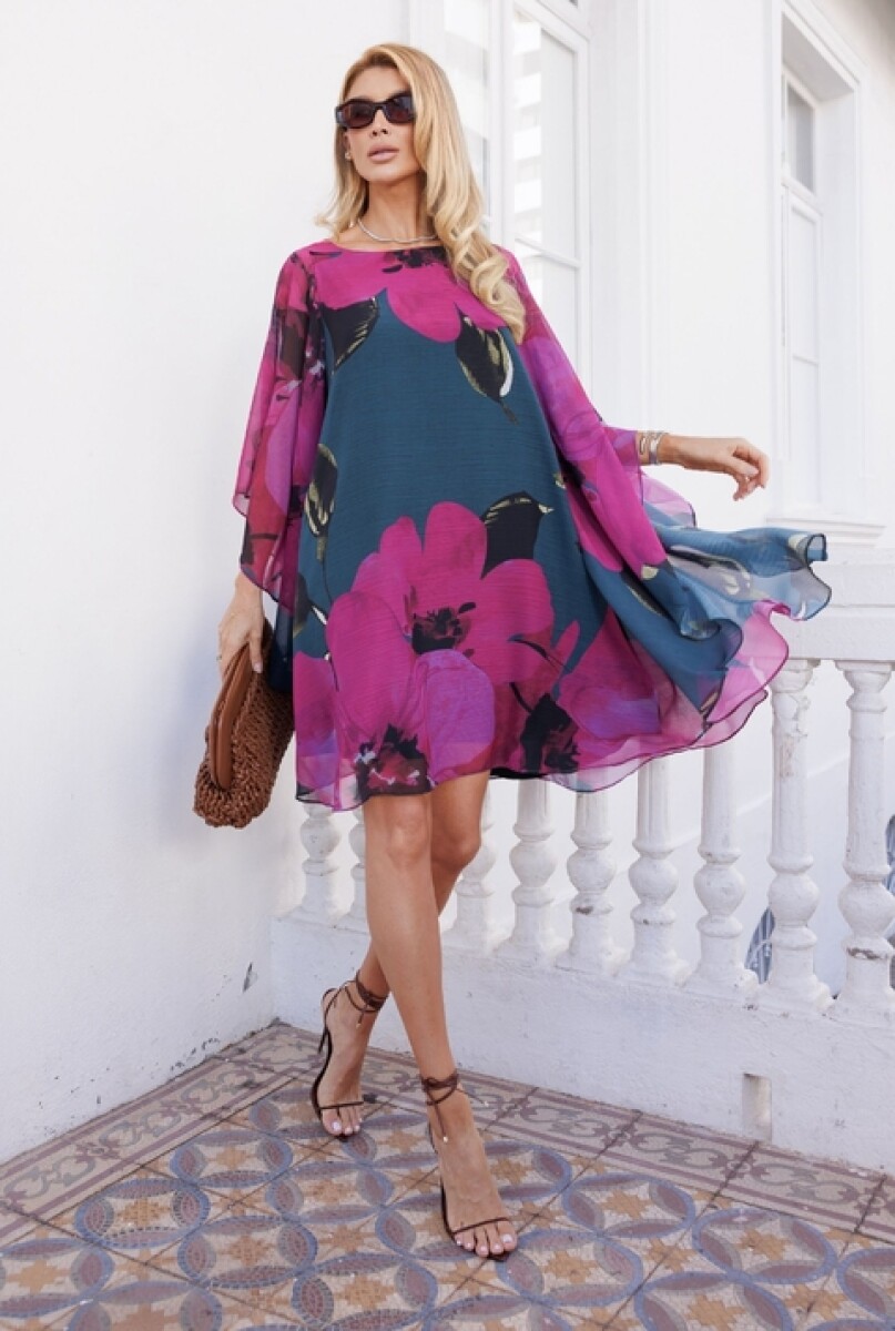 Vestido corto Maite - Estampado 