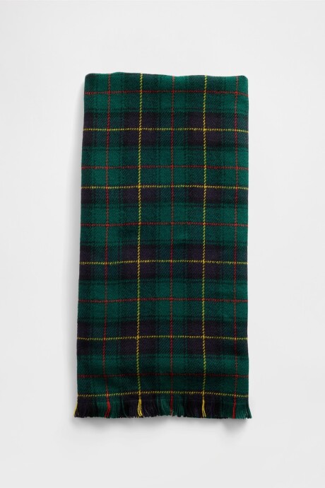 Bufanda Cozy Hombre Green Plaid