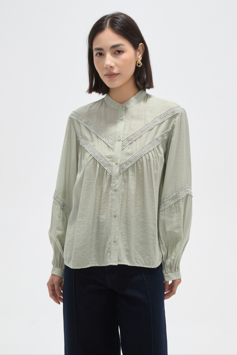 Blusa Maroth Verde Azulado
