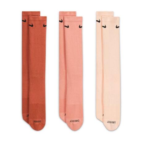 Medias Nike Everyday Plus Cushioned Media larga 3-Pack Unisex multicolor