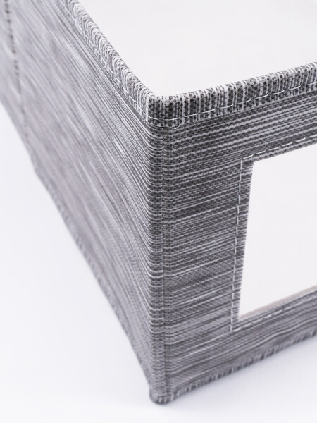 CAJA ORGANIZADORA VISOR GRIS