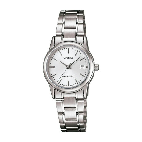 Reloj Casio LTPV002D-7AUDF Clásico Acero Inoxidable Plata 0