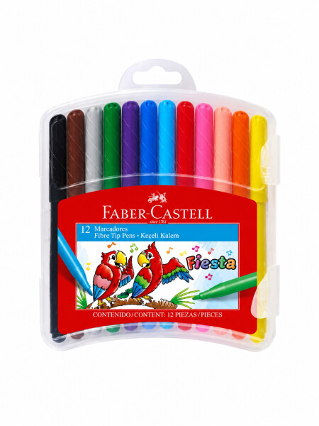 MARCADORES FINOS ESTUCHE MULTICOLOR