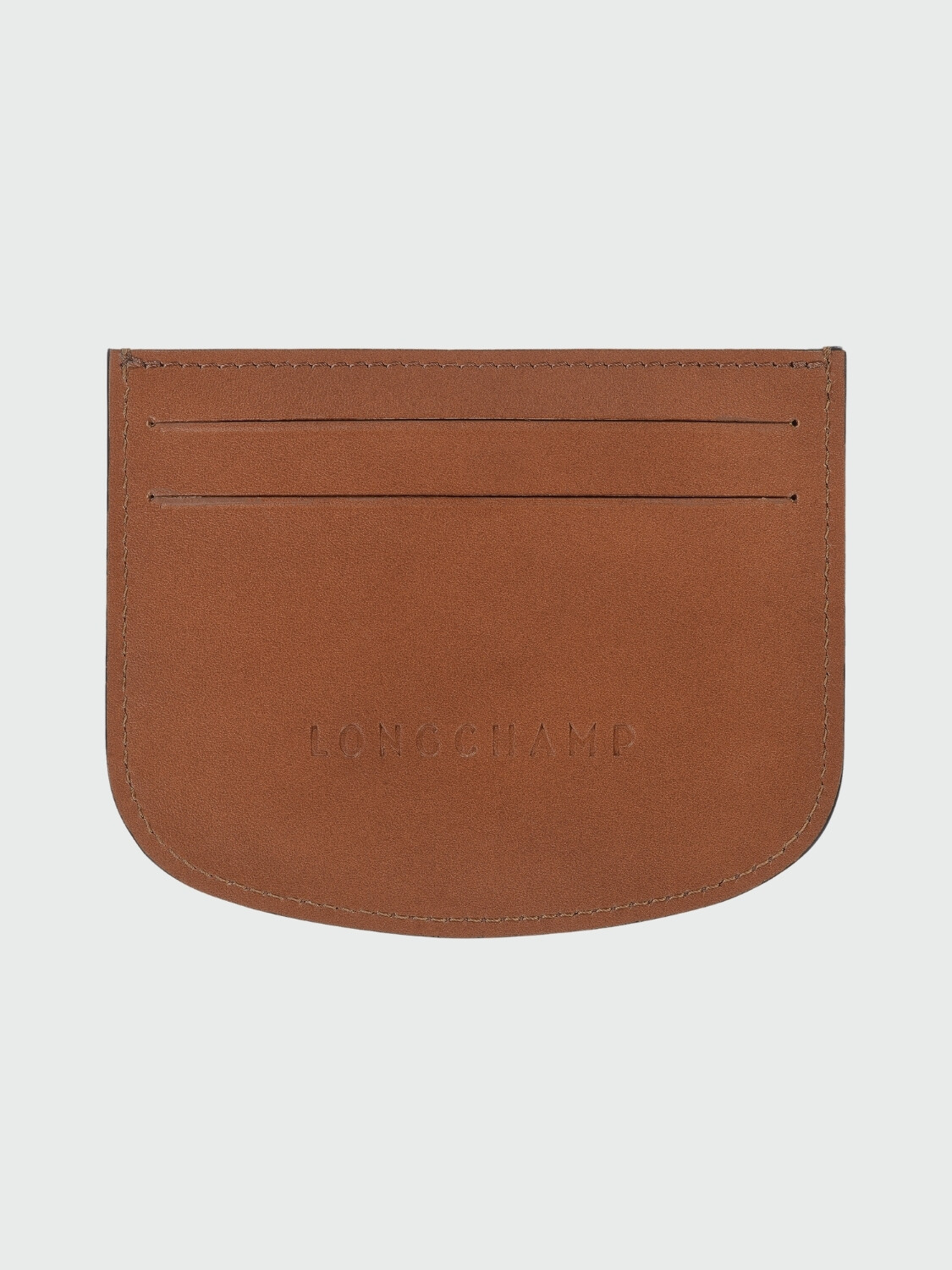 Longchamp - Tarjetero de cuero, Epure Marrón