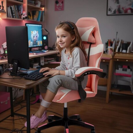 Silla gamer YT055 rosa V01