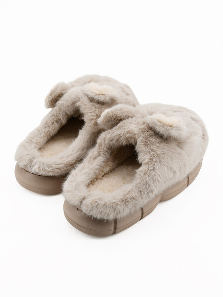 PANTUFLA BEIGE