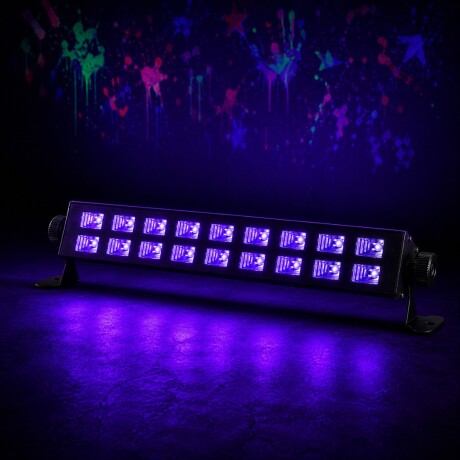 Luz Negra Pls 18 Leds Leduv18a Luz Negra Pls 18 Leds Leduv18a
