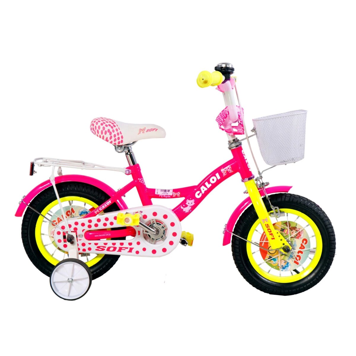 Bicicleta Caloi Sofi Aro 12" - Fucsia 