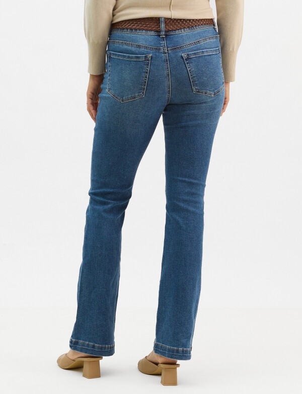 Jean Bootcut Con Cinto JEAN