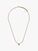 Collar Colgante De Corazón - Acero Inoxidable dorado