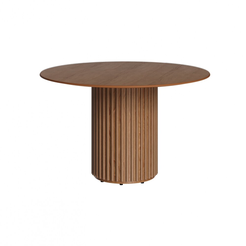Mesa de Comedor 1.2 Redonda - Línea Manhattan Marrón