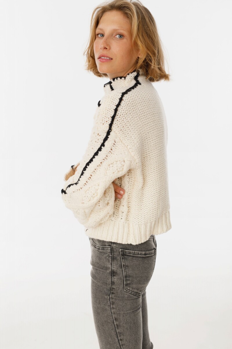 Sweater Maxima Crudo