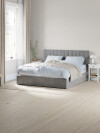 Estructura cama 90x200 HASLEV gris osc Estructura cama 90x200 HASLEV gris osc