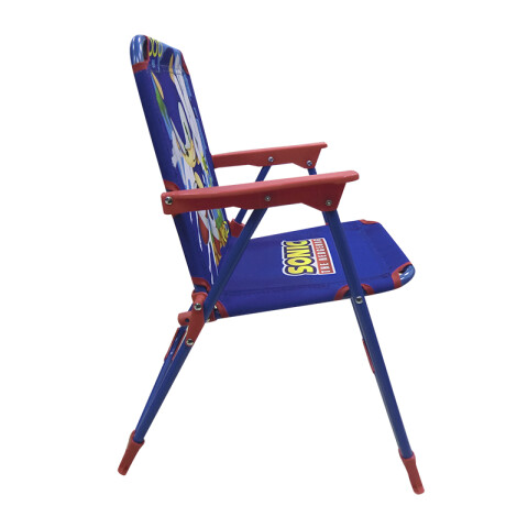 Silla Playa Infantil Sonic Plegable Con Seguro AZUL