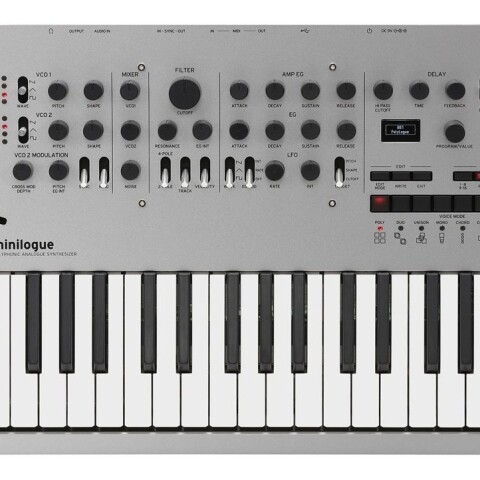 Korg Minilogue Sintetizador Analógico Polifónico 37 Teclas Korg Minilogue Sintetizador Analógico Polifónico 37 Teclas