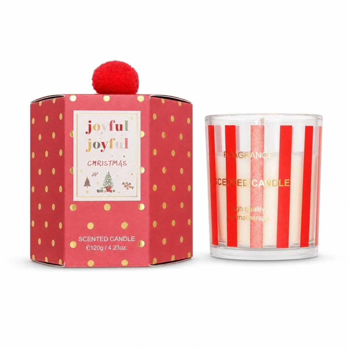 VELA DE NAVIDAD ROJO 