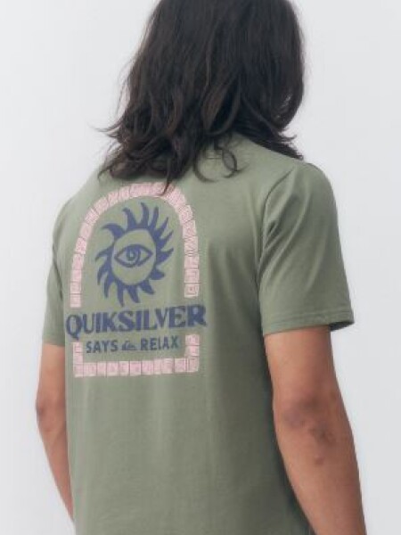 T-SHIRT QUIKSILVER 40604 VERDE