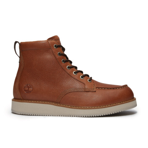 Botas Mid Lace Up Hombre Medium Brown Full Grain