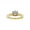 Anillo-Oro bajo-Piedra Zirconia-AN8047 conpiedra