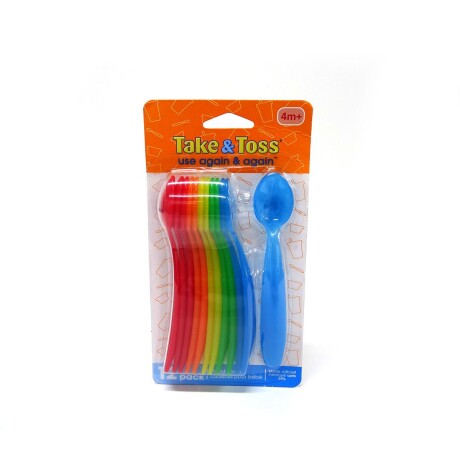 Pack de 12 cucharas multicolor Pack de 12 cucharas multicolor