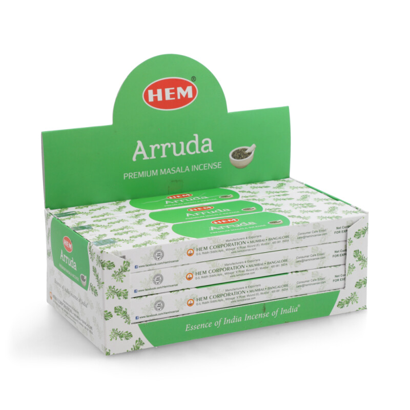 INCIENSO HEM PREMIUM CAJA X12 Ruda