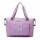 Bolso de Viaje p/Mano Valija Expansible Plegable Impermeable Lila