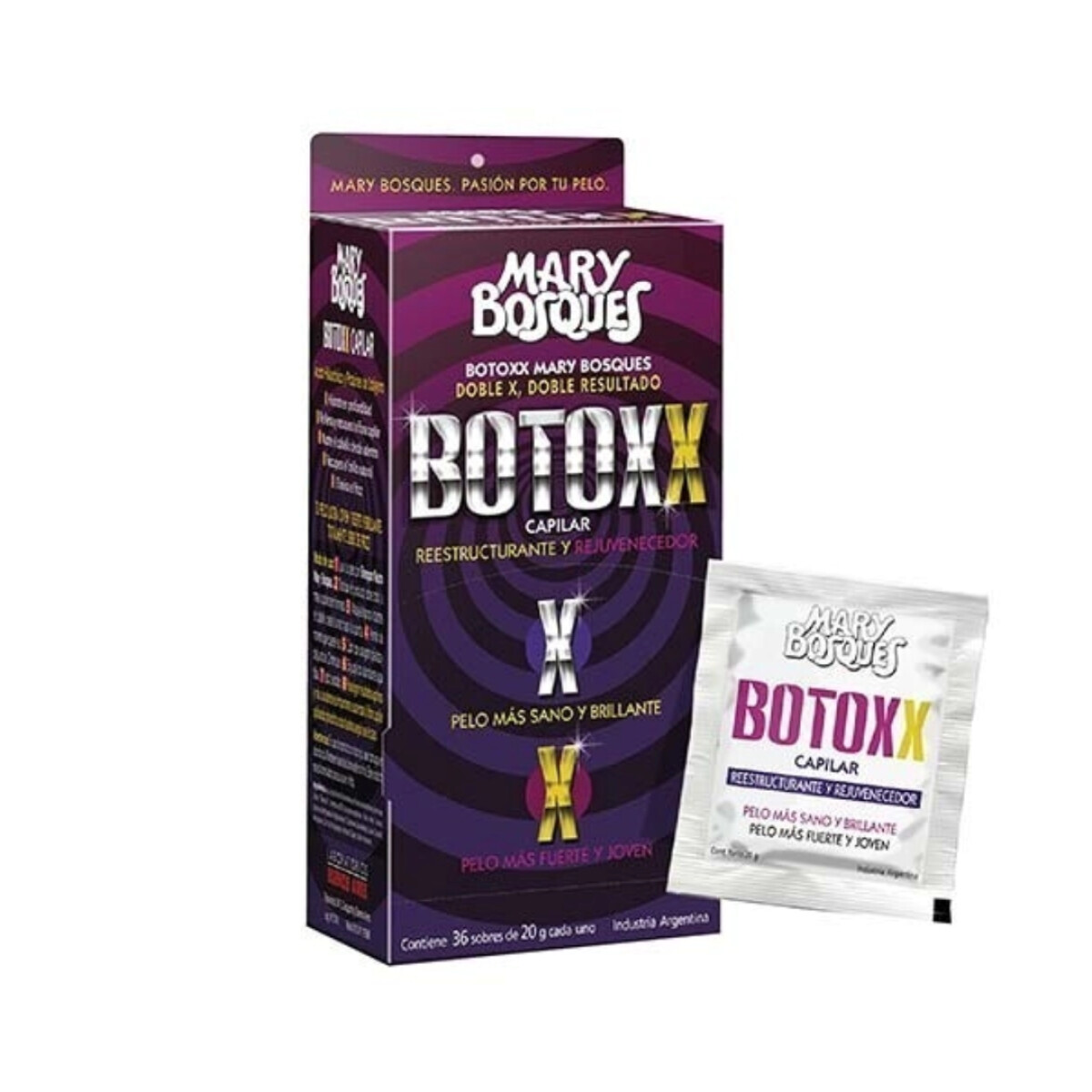 Tratamiento capilar Botox 20 g – Mary Bosques 