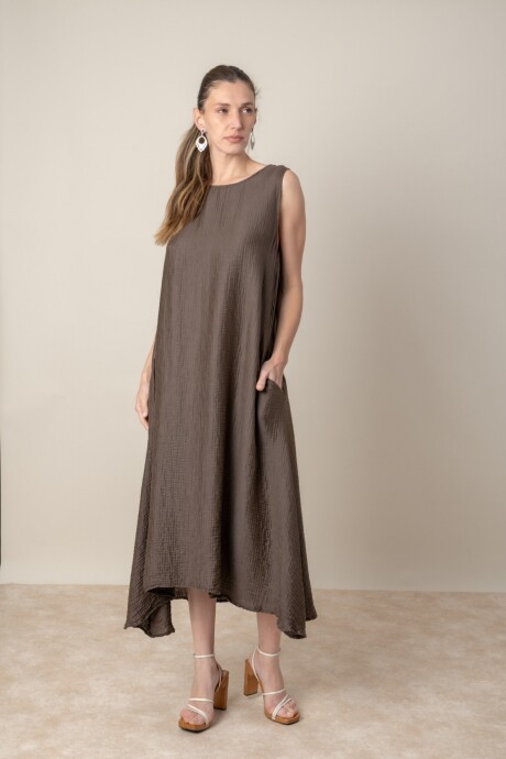 VESTIDO LUX LUNA Chocolate