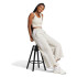 Pantalon de Mujer Adidas W 3S Wv Pt Beige - Blanco