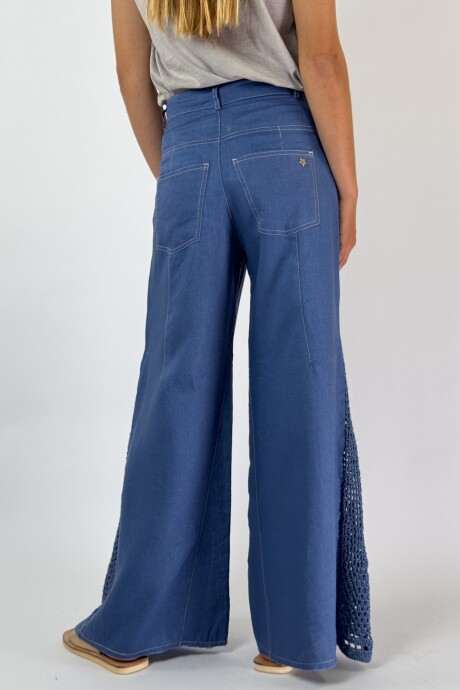 PANTALON JACINTO NEW CROCHET Azul