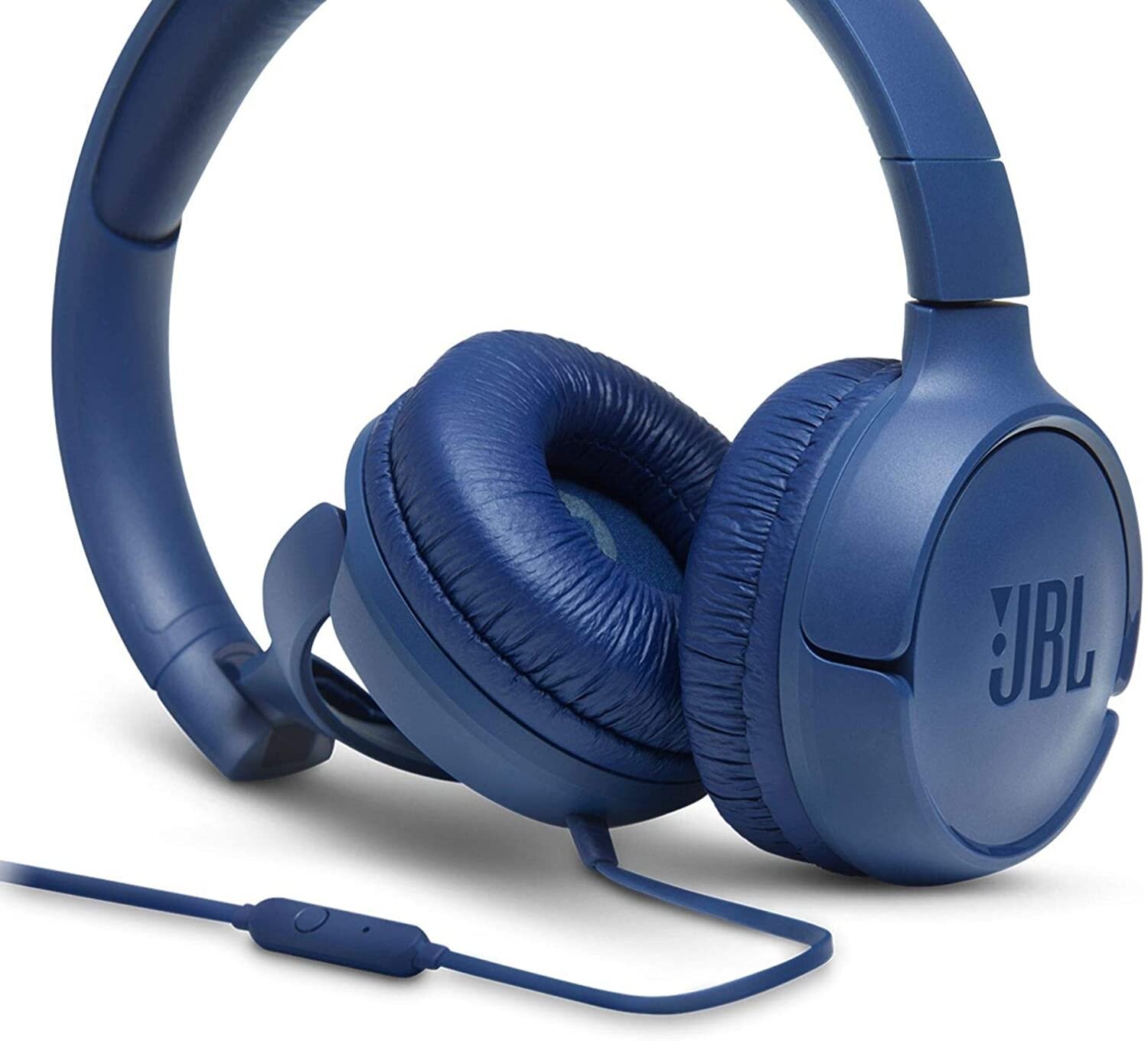 Auriculares JBL Tune 500 Pure Bass Cable Plano Jack 3.5mm - Color Variante  Azul — Atrix