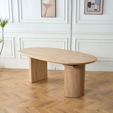 MESA DE COMEDOR RACHEL Roble - EXTENSIBLE