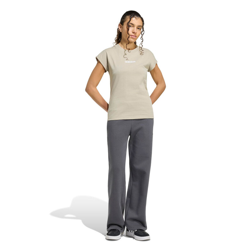 Remera de Mujer Adidas W Lin Sj T Beige