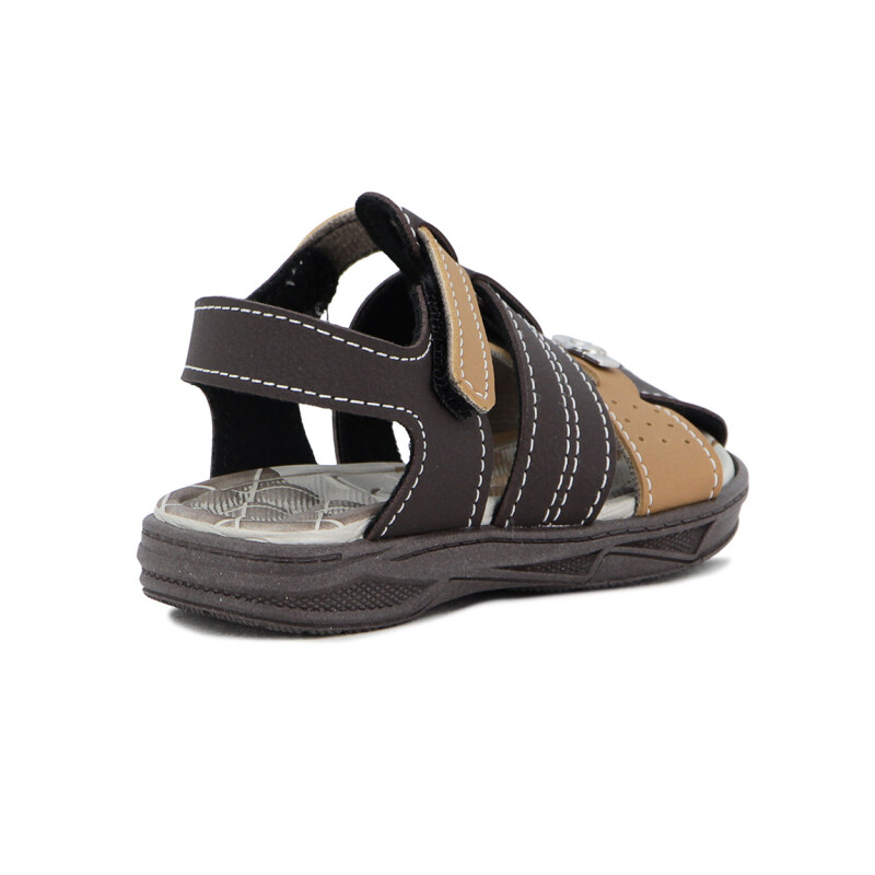Molekinho Sandalia Casual Infantil Napa Floter Rustico Neo Cafe-caramelo