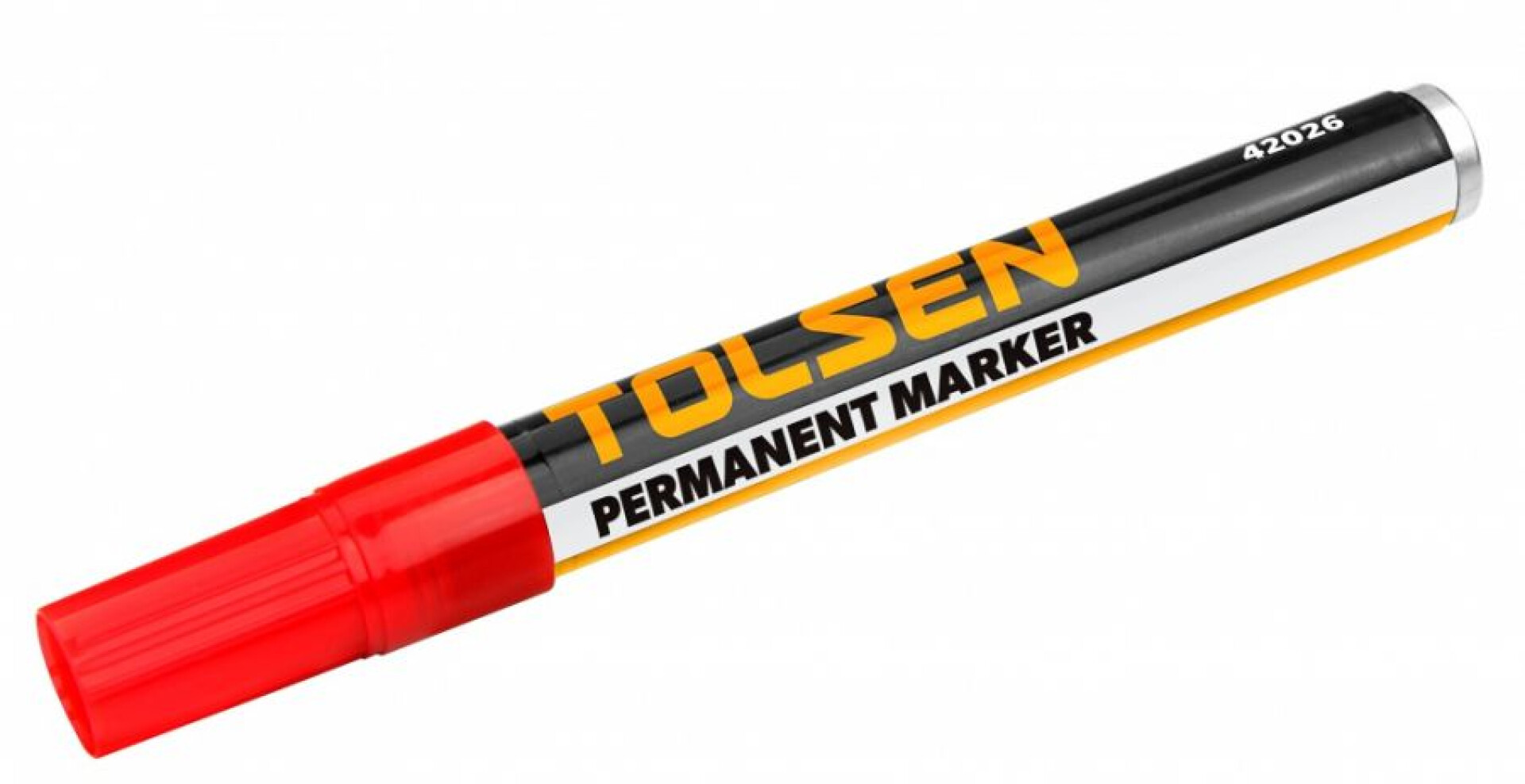 TOLSEN MARCADOR INDUSTRIAL PERMANENTE ROJO 