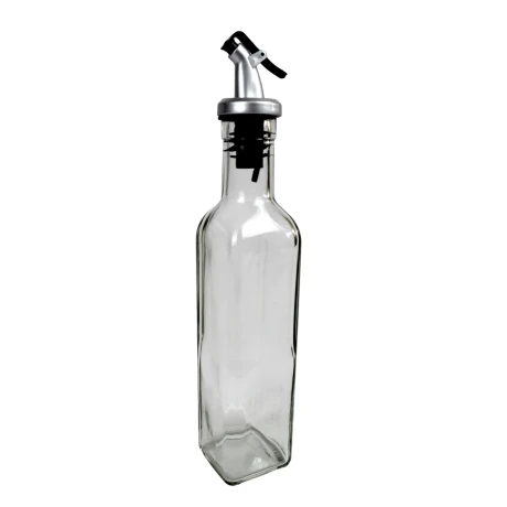 Aceitera de vidrio lisa con pico 26cm Aceitera de vidrio lisa con pico 26cm