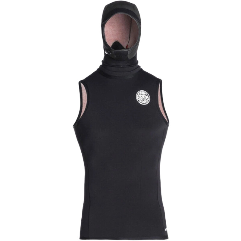 Capucha Rip Curl Flash Bomb 2 + 0.5 Vest - Negro Capucha Rip Curl Flash Bomb 2 + 0.5 Vest - Negro