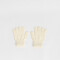 Guantes Varios Clasico Guantes Tejidos - Blanco Crudo