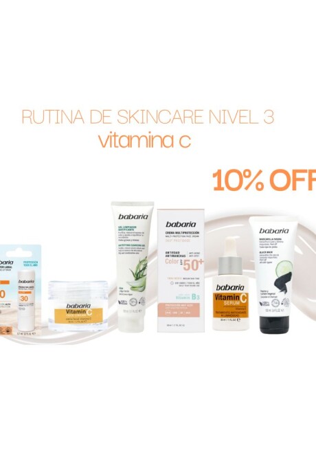 Rutina de skincare NIVEL 3 Vitamina C
