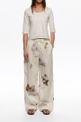 PANTALÓN RECTO Blanco