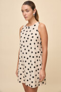 VESTIDO CRISTAL Beige