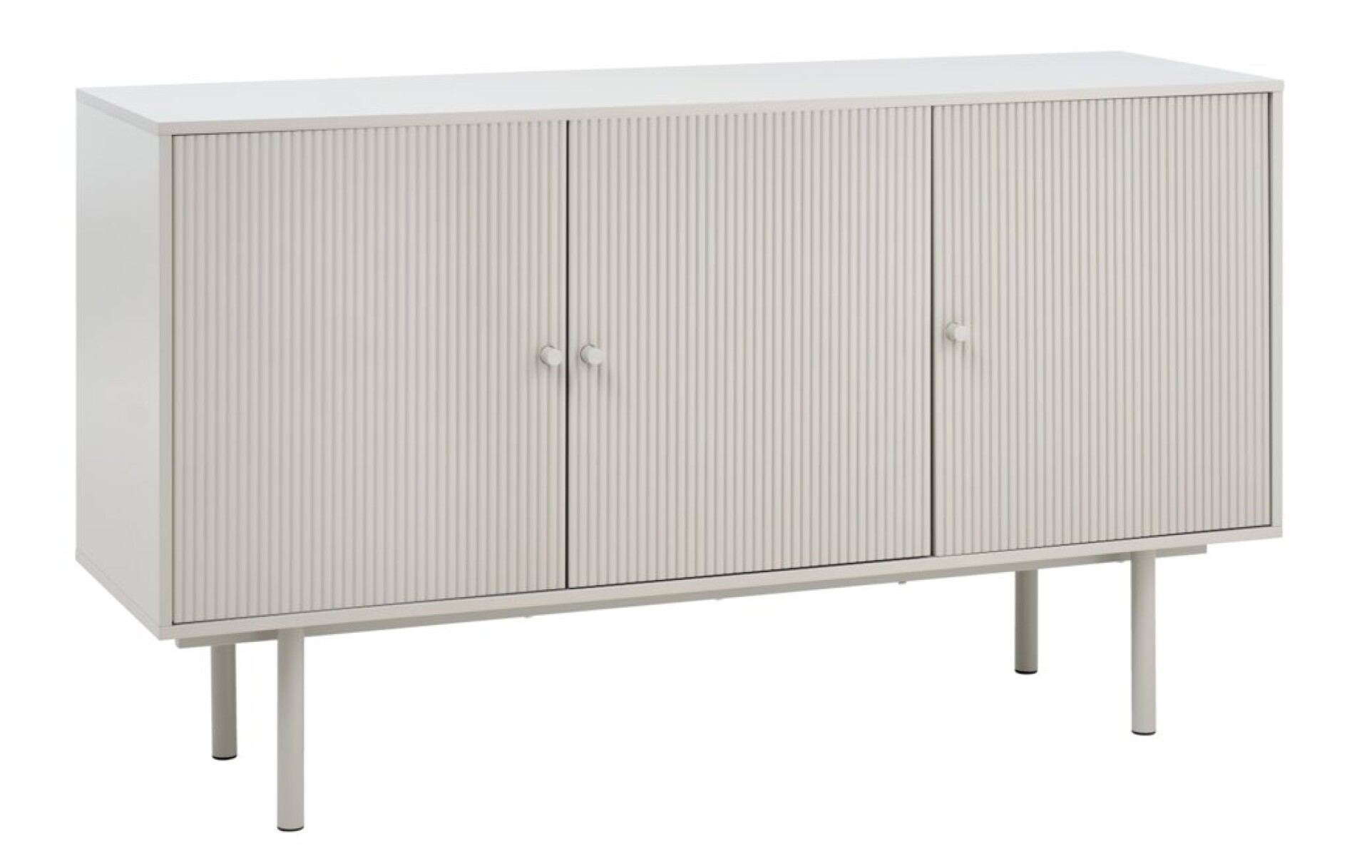 Aparador OVTRUP 3 puertas beige 