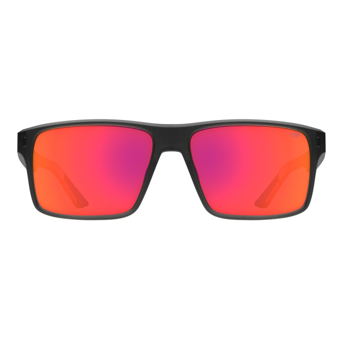 Mormaii San Juan Negro con cristales espejados naranja