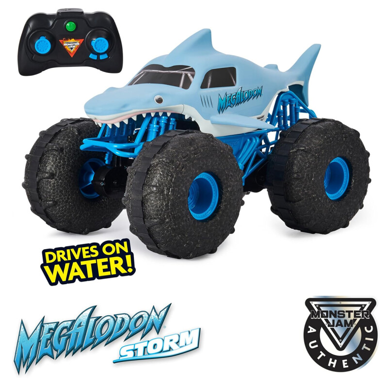 Auto Camión Megalodon Oficial a control remoto oficial 360 Monster Jam Auto Camión Megalodon Oficial a control remoto oficial 360 Monster Jam
