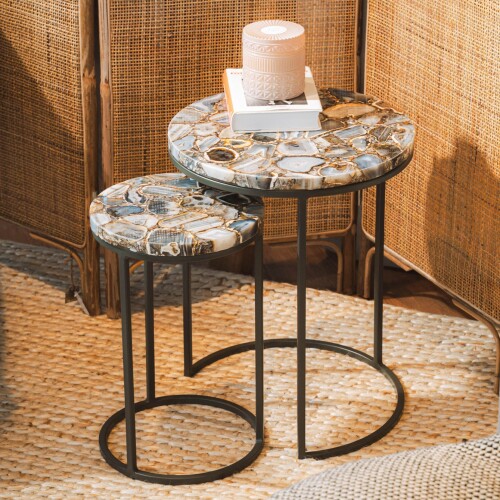 Set de mesas nido Agata Set de mesas nido Agata